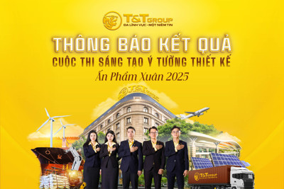 TẬP ĐOÀN T&T GROUP CÔNG BỐ KẾT QUẢ CUỘC THI  SÁNG TẠO Ý TƯỞNG THIẾT KẾ ẤN PHẨM XUÂN 2025