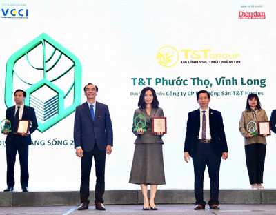 DỰ ÁN KHU DÂN CƯ PHƯỚC THỌ CỦA T&T GROUP ĐƯỢC VINH DANH DỰ ÁN ĐÁNG SỐNG 2024