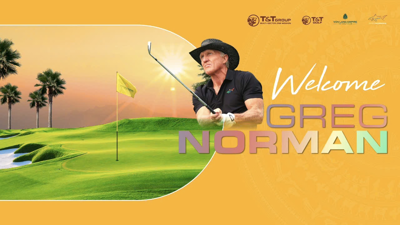HUYỀN THOẠI “CÁ MẬP TRẮNG” GREG NORMAN SẼ THĂM THỰC ĐỊA SÂN GOLF T&T VĂN LANG EMPIRE