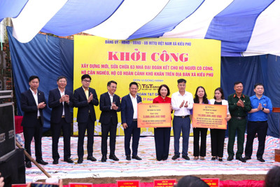 T&T Group tài trợ 13 tỷ đồng xây Nhà Đại đoàn kết và hệ thống camera an ninh tại xã Kiều Phú (Hà Nội)